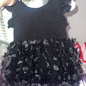 black butterfly babygirl dress